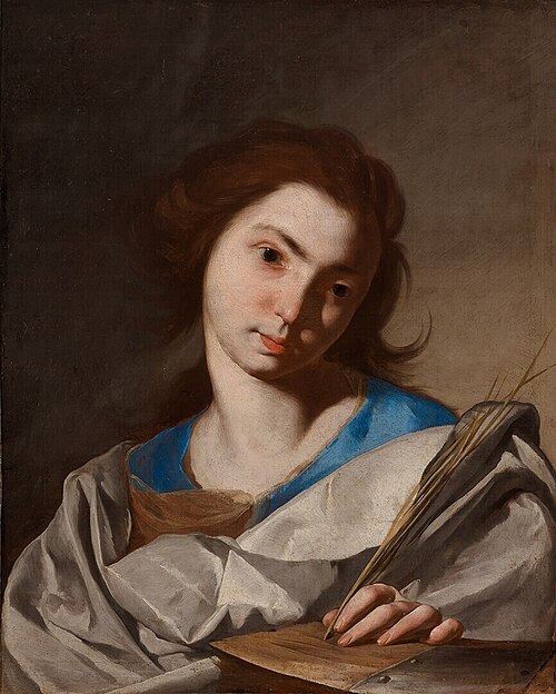 Saint Catherine of Alexandria, 1644, Bernardo Cavallino