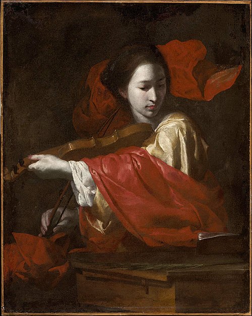Saint Cecilia, 1645, Bernardo Cavallino