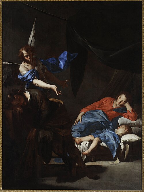 Joseph’s dream, 1645, Bernardo Cavallino