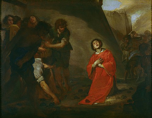Le Martyre de Saint Étienne, 1645, Bernardo Cavallino