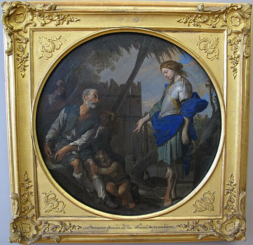 erminia tra i pastori, 1650, Bernardo Cavallino