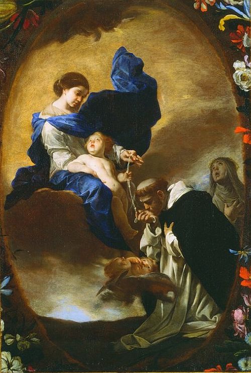 The Vision of St. Dominic, 1642, Bernardo Cavallino