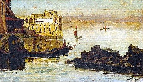Outskirts of Naples, 1883, Bernardo Hay