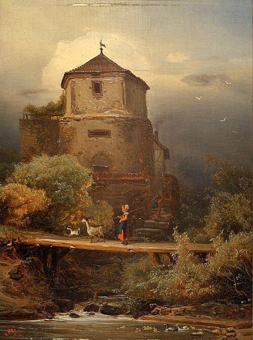 Alter Turm, 1842, Otto Reinhold Jacobi