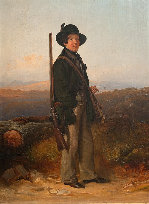 The Hunter, 1843, Otto Reinhold Jacobi