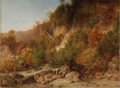 Moses Rock near Murray Bay, 1862, Otto Reinhold Jacobi