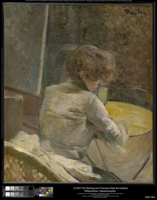 Waiting, 1887, Henri de Toulouse-Lautrec
