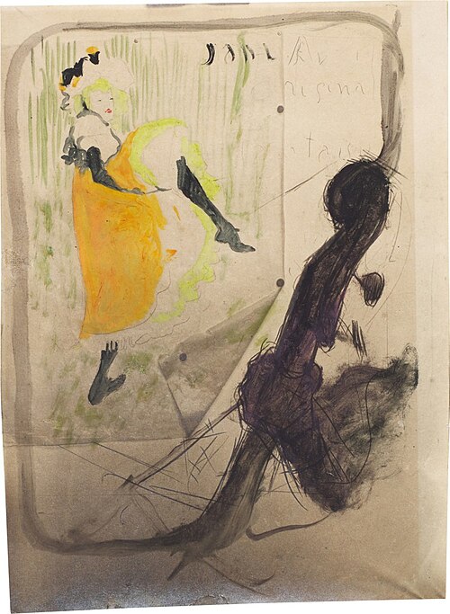Jane Avril, , Henri de Toulouse-Lautrec