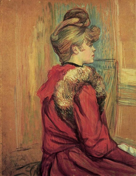 Fille à la Fourrure, 1891, Henri de Toulouse-Lautrec