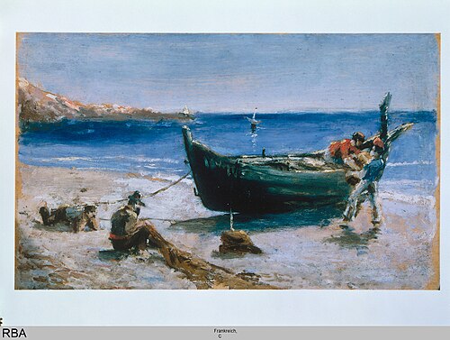 Barque de pêche, 1880, Henri de Toulouse-Lautrec