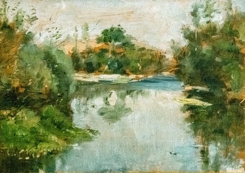 Céleyran, au bord de la rivière, 1880, Henri de Toulouse-Lautrec
