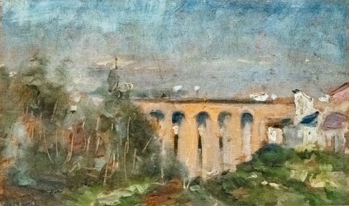 Le viaduc du Castelviel à Albi, 1882, Henri de Toulouse-Lautrec