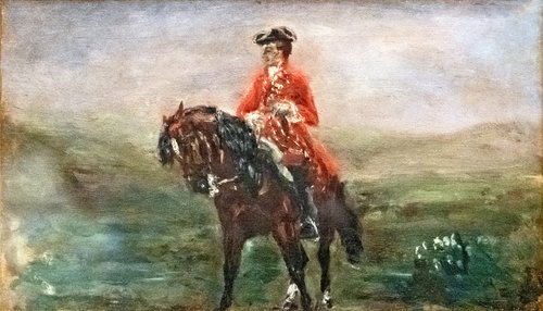 Cavalier en costume du XVIIIe siècle, 1880, Henri de Toulouse-Lautrec