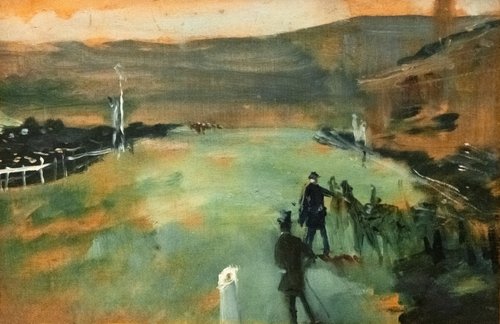 Champ de courses, 1881, Henri de Toulouse-Lautrec