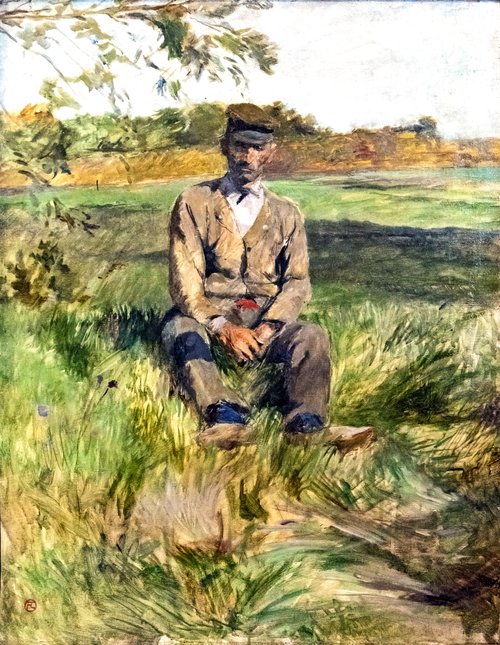 Un travailleur à Céleyran, 1882, Henri de Toulouse-Lautrec