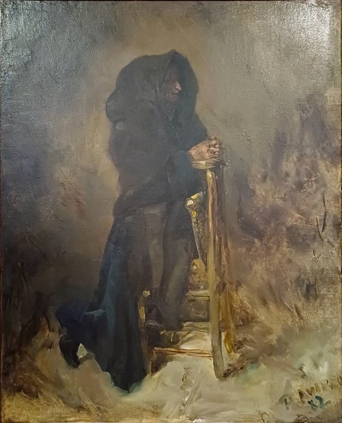 Woman in Prayer, 1882, Henri de Toulouse-Lautrec