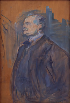 Portrait de Michel Manzi, 1901, Henri de Toulouse-Lautrec