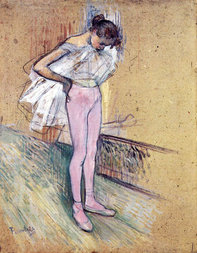 Le premier tricot, , Henri de Toulouse-Lautrec