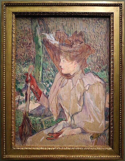 La Femme aux gants, 1890, Henri de Toulouse-Lautrec