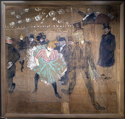 Panneaux pour la baraque de la Goulue, à la Foire du Trône à Paris, 1895, Henri de Toulouse-Lautrec