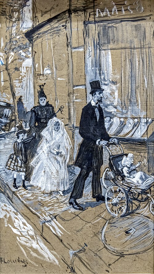 La Première communion, 1888, Henri de Toulouse-Lautrec