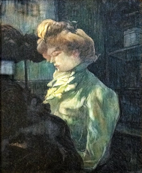 La Modiste, 1900, Henri de Toulouse-Lautrec
