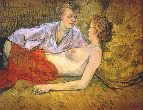 Les deux amies, 1895, Henri de Toulouse-Lautrec