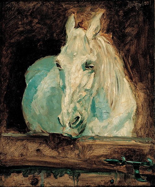 The White Horse "Gazelle", 1881, Henri de Toulouse-Lautrec