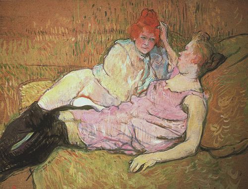 The Sofa, 1894, Henri de Toulouse-Lautrec