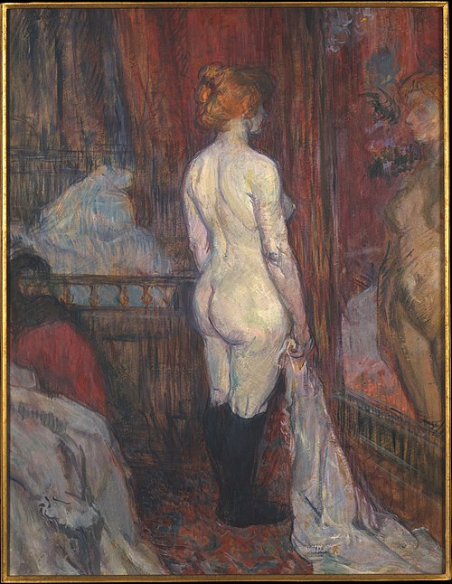 Woman before a Mirror, 1897, Henri de Toulouse-Lautrec