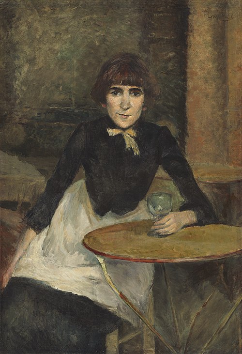 A la Bastille (Jeanne Wenz), 1888, Henri de Toulouse-Lautrec