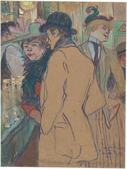 Alfred la Guigne, 1894, Henri de Toulouse-Lautrec