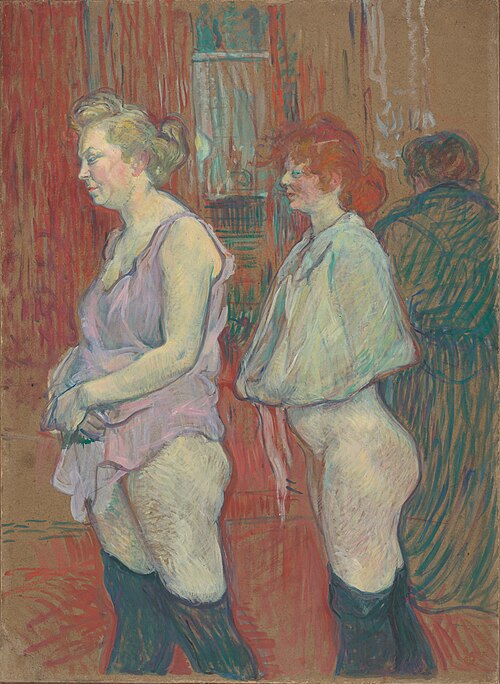 Rue des Moulins, 1894, 1894, Henri de Toulouse-Lautrec