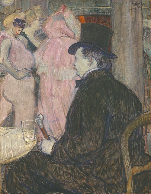 Maxime Dethomas, 1896, Henri de Toulouse-Lautrec
