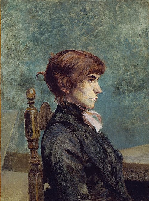 Portrait de Jeanne Wenz, 1886, Henri de Toulouse-Lautrec