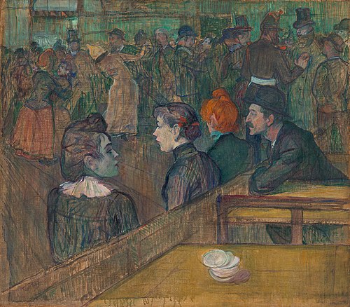 Moulin de la Galette, 1889, Henri de Toulouse-Lautrec
