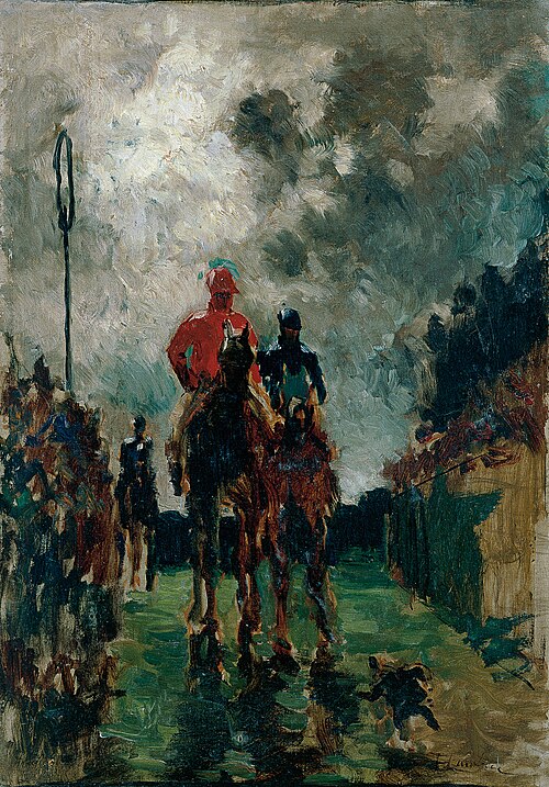 The Jockeys, 1882, Henri de Toulouse-Lautrec