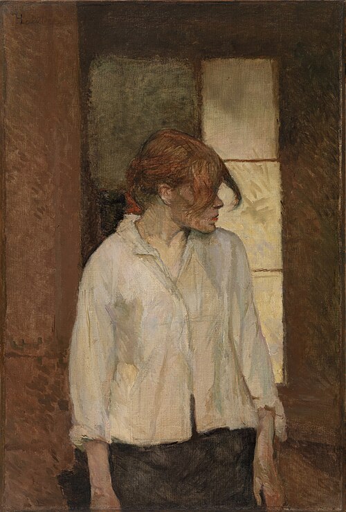 "A Montrouge"–Rosa La Rouge, 1886, Henri de Toulouse-Lautrec