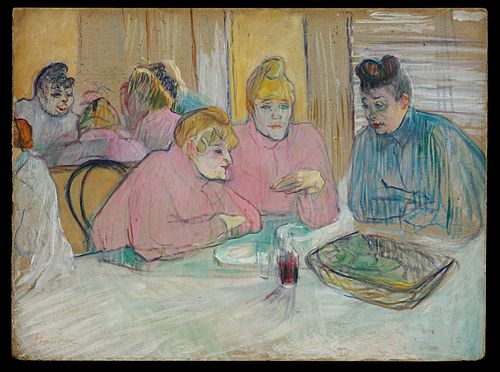 The Ladies in the Dining Room, 1894, Henri de Toulouse-Lautrec