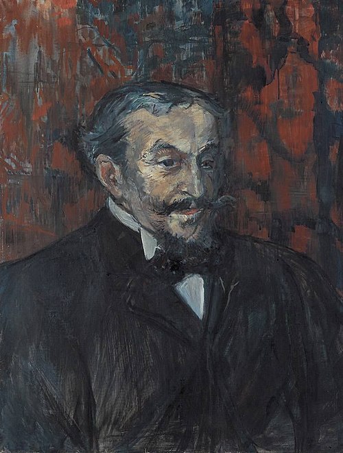 Bildnis eines Herrn (Georges de Villéchenon), 1900, Henri de Toulouse-Lautrec