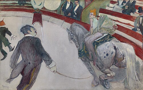 Equestrienne (At the Cirque Fernando), 1888, Henri de Toulouse-Lautrec