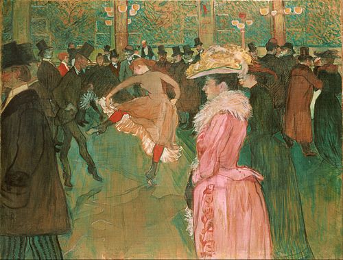 At the Moulin Rouge, The Dance, 1890, Henri de Toulouse-Lautrec