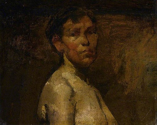 Study of a female nude, , Henri de Toulouse-Lautrec