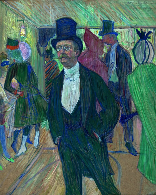Monsieur Fourcade, 1889, Henri de Toulouse-Lautrec