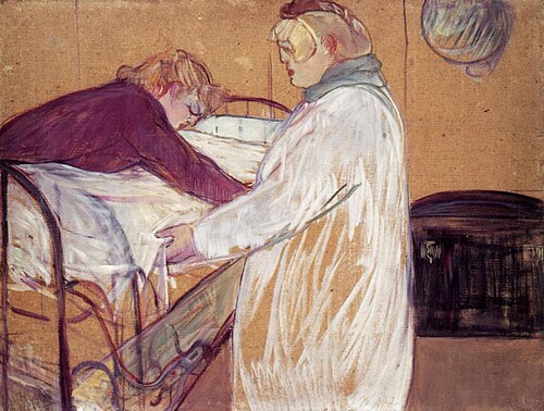 Two Women Making the Bed, 1891, Henri de Toulouse-Lautrec
