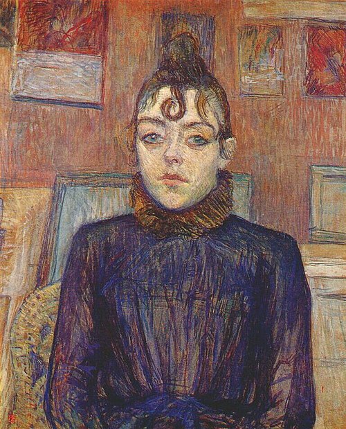 Girl with Lovelock, 1889, Henri de Toulouse-Lautrec