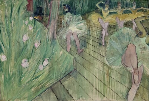 Ballet Scene, 1886, Henri de Toulouse-Lautrec
