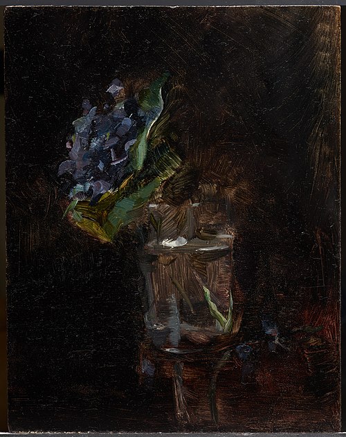 Bouquet of Violets in a Vase, 1882, Henri de Toulouse-Lautrec
