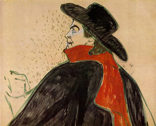 Aristide Bruant, 1893, Henri de Toulouse-Lautrec