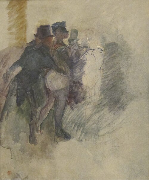 The Masked Ball at the Elysée Montmartre, 1887, Henri de Toulouse-Lautrec